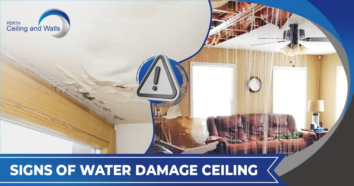 signs of water damage Ceiling