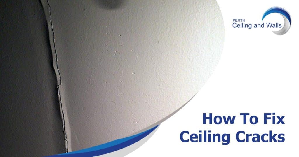 how to fix ceiling cracks