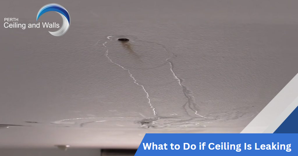 what to do if ceiling is leaking