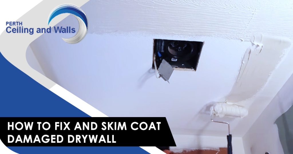 skim coat ceiling
