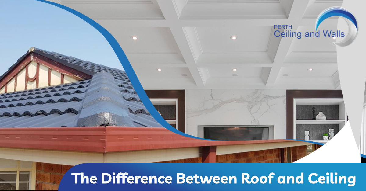 difference between roof and ceiling