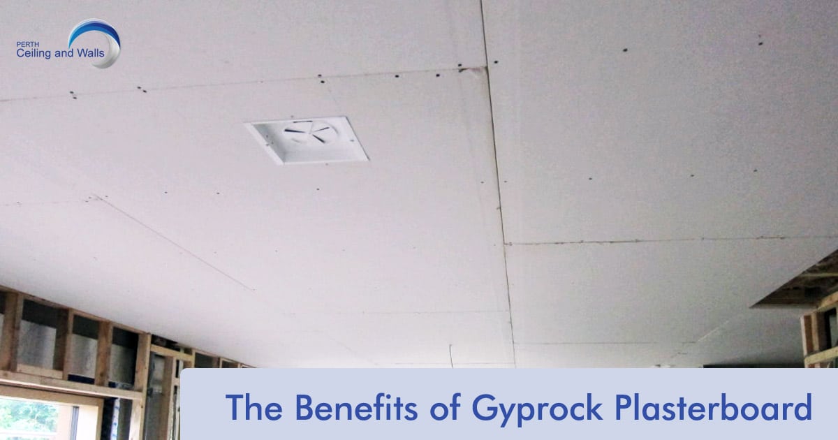benefits of gyprock plasterboard