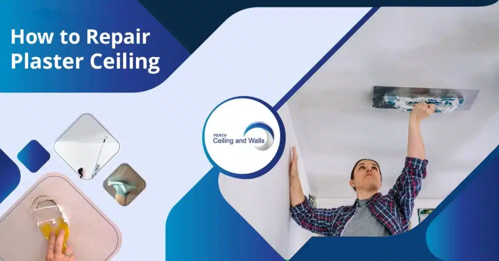 how to repair plaster ceiling